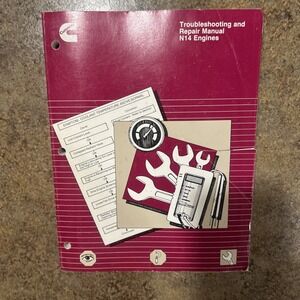 Cummins Troubleshooting and Repair Manual N14 Engines 1990/3810456